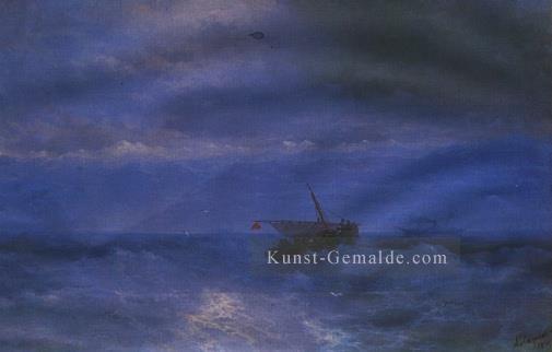 caucasus vom Meer 1899 IBI Seestück Boot Ivan Aivazovsky Ölgemälde